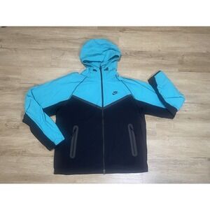 NWT Nike Tech Woven Windrunner Dusty Cactus Black Size M Track Jacket HM7151-345